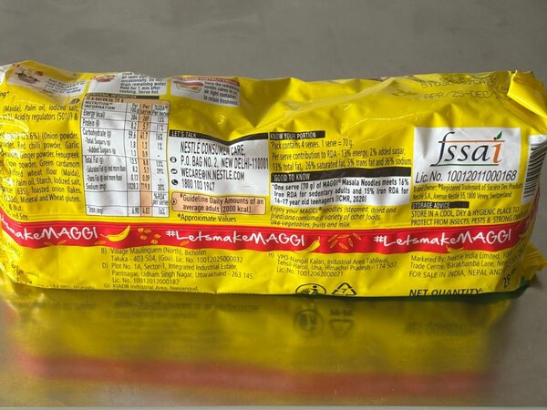Maggi Masala 2-Minute Noodles