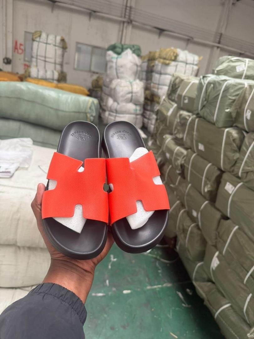 Sandales Oran Hermès Orange