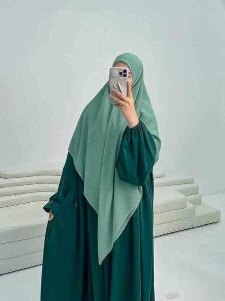 Robe Verte Modeste Hijab