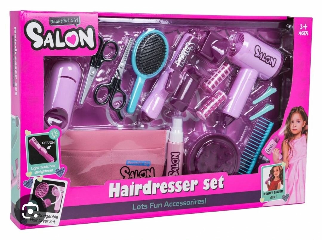 Coiffure Ensemble Jeu Enfant