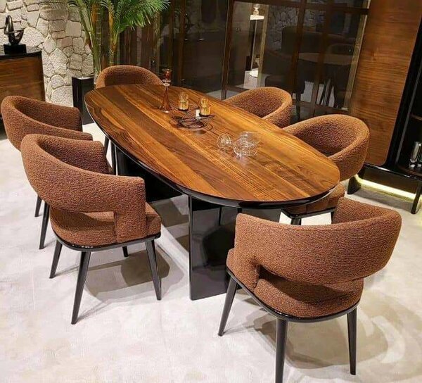 Table à manger en bois moderne