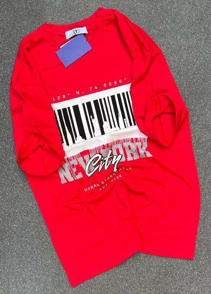 T-shirt graphique rouge