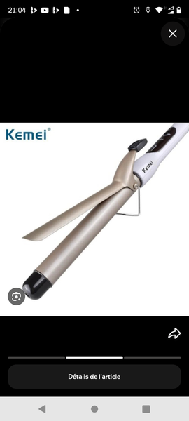 Fer à boucler Kemei