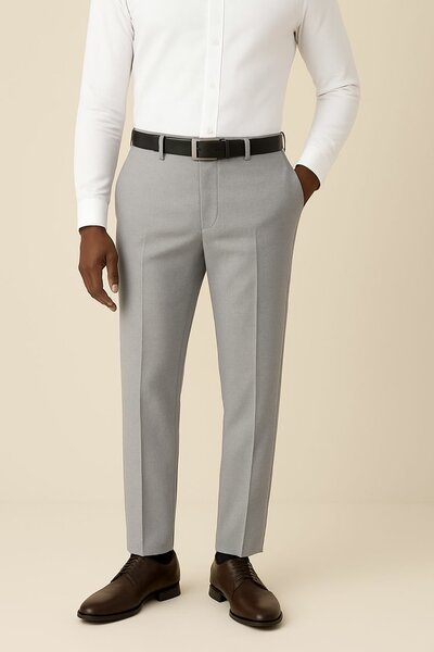 Pantalon Classique Homme Gris