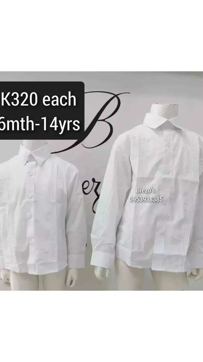 Dresses, Suits and shirts