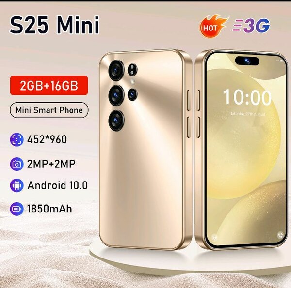 S25 Mini Smartphone 2GB+16GB Android 10.0
