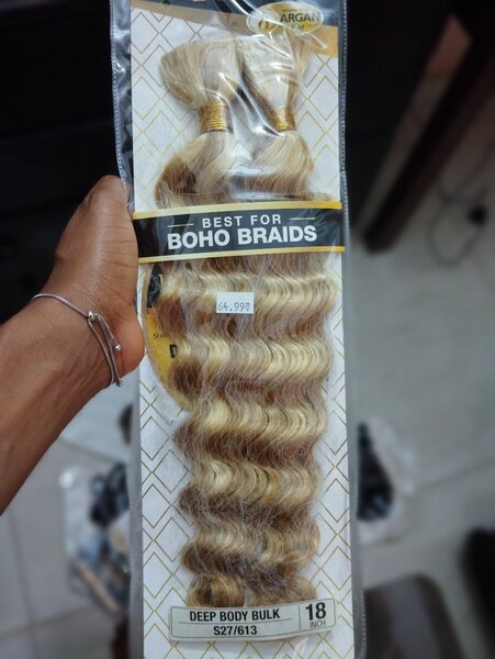 Boucle naturelle boho braid