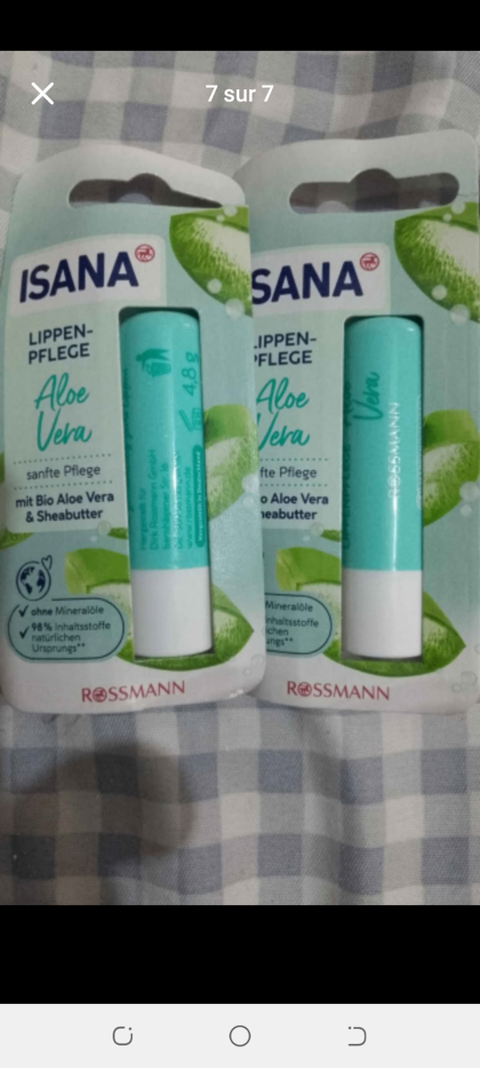 ISANA Baume à Lèvres Aloe Vera