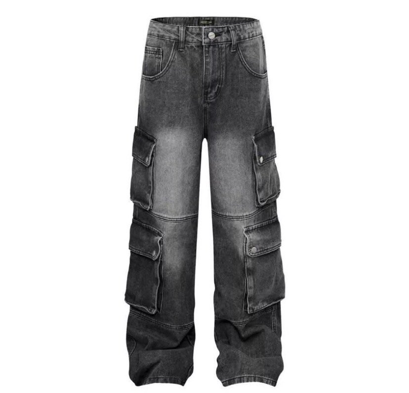 Jean cargo ample pour homme