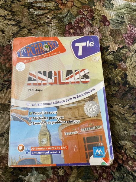 Manuel Anglais Terminale BAC