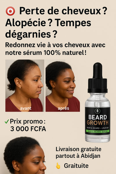 Sérum Croissance Barbe Cheveux