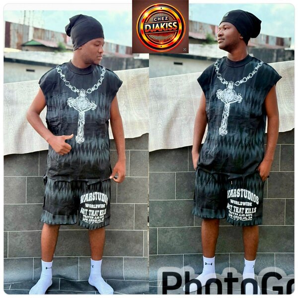 Tenue décontractée imprimée homme