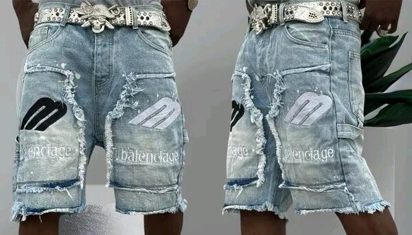 Shorts en jean tendance homme