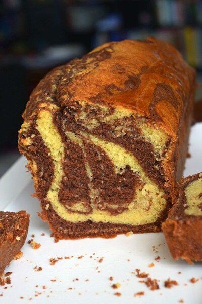 Cake marbré gourmand
