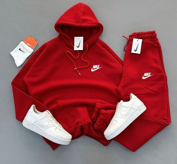 Ensemble survêtement Nike rouge pour homme
