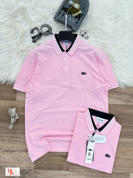 Polo rose élégant pour hommes