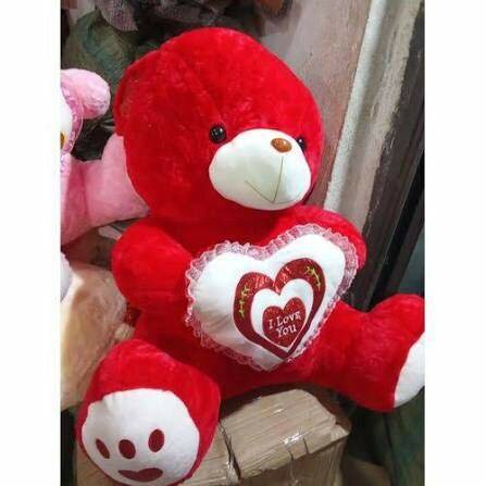 Ours en peluche avec coeur 'I love you'