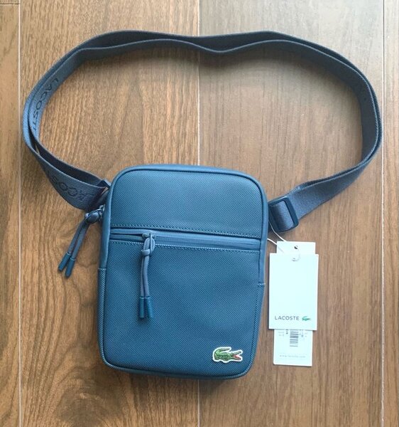 Sac bandoulière homme Lacoste noir