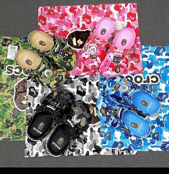 Chaussures Crocs Bape pour hommes et femmes