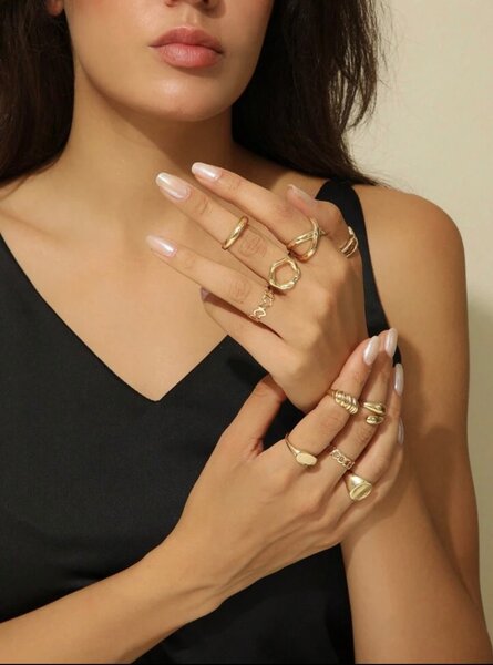 Bague élégante en or