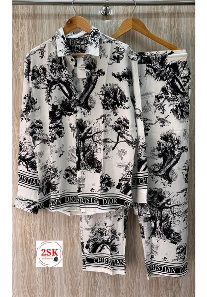 Pyjama élégant imprimé