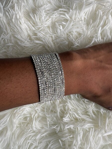 Bracelet strass étincelant