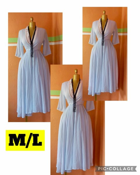 Robe élégante blanche M/L