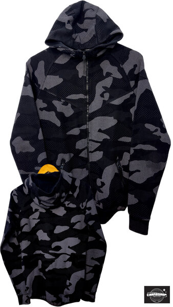 Veste à capuche camouflage