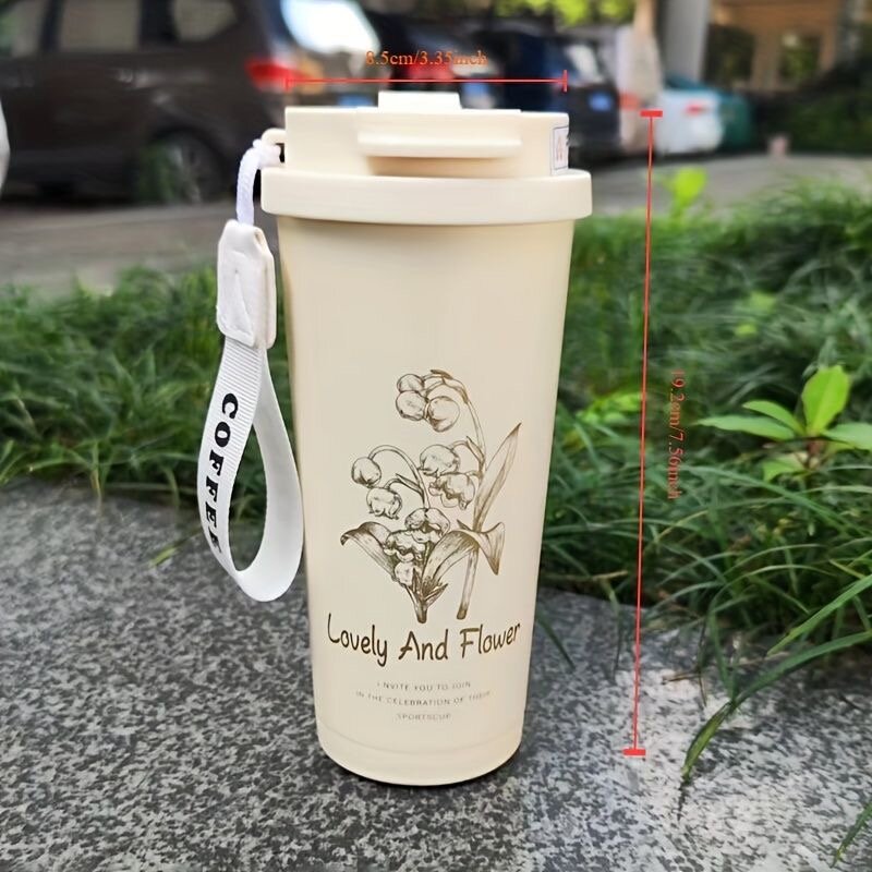 Gobelet Isotherme avec Poignée - Lovely And Flower