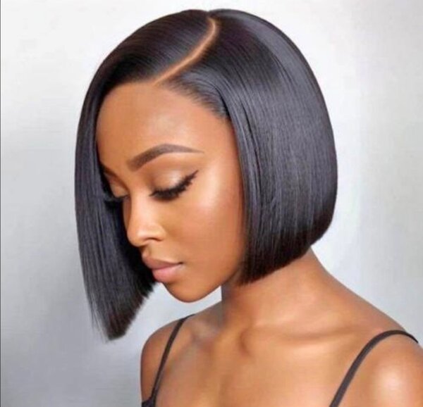 Perruque carré court lisse