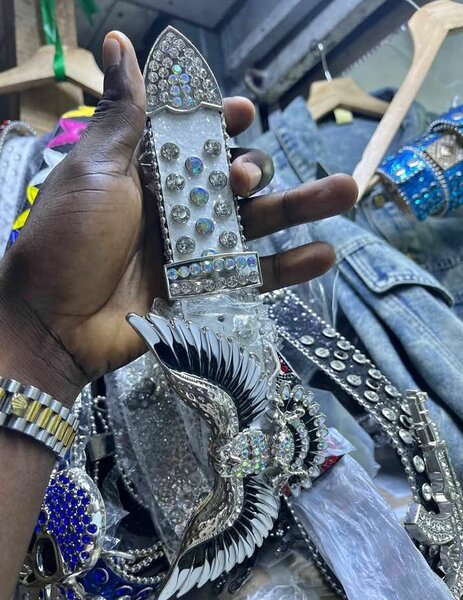 Ceinture strass pour femme