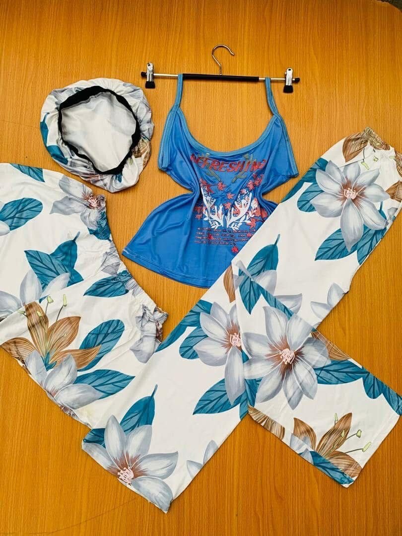 Ensemble pyjama floral femme