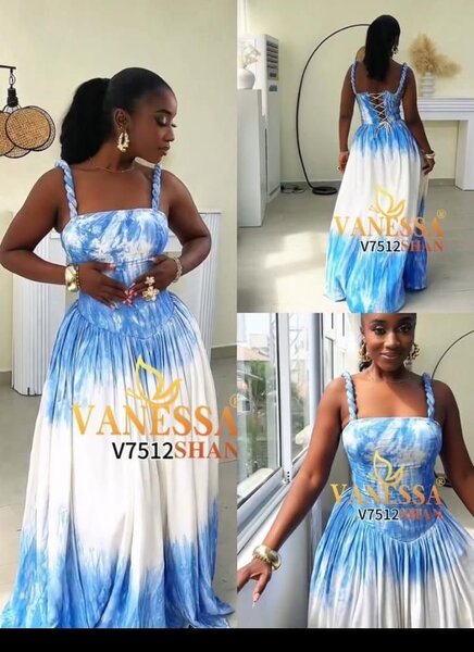 Robe Maxi Tie-Dye Élégante