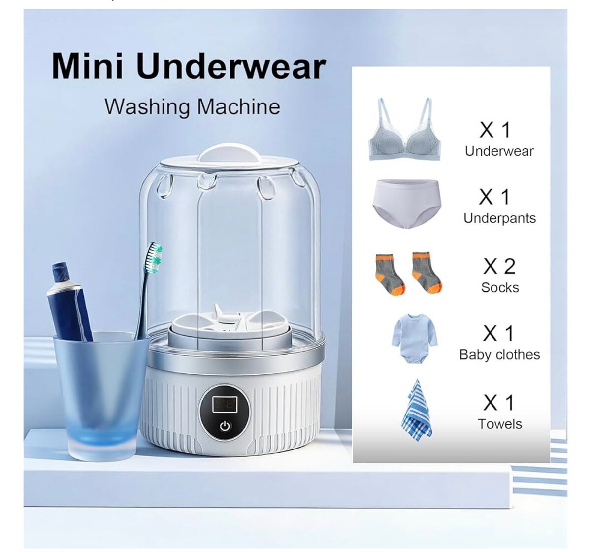 Mini lave-linge portable