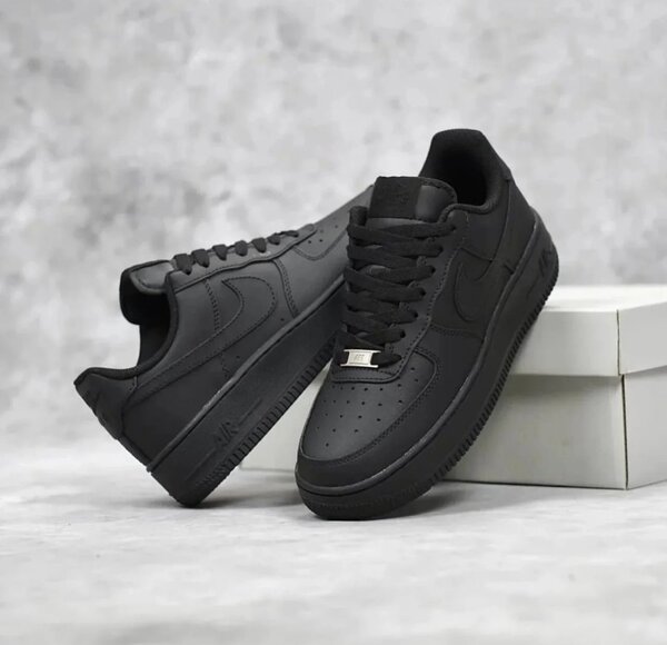 Baskets noires unisexes