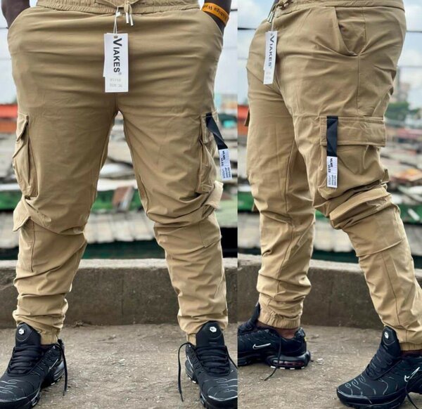 Pantalon cargo khaki hommes