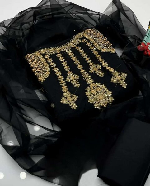 Organza&khatan silk 3 pc