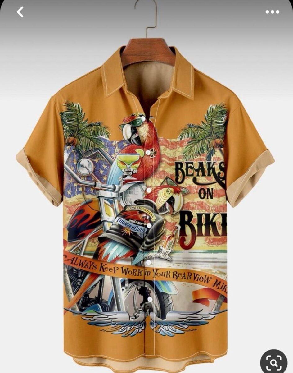 Chemises imprimées colorées