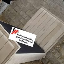 custom made bed with a high base