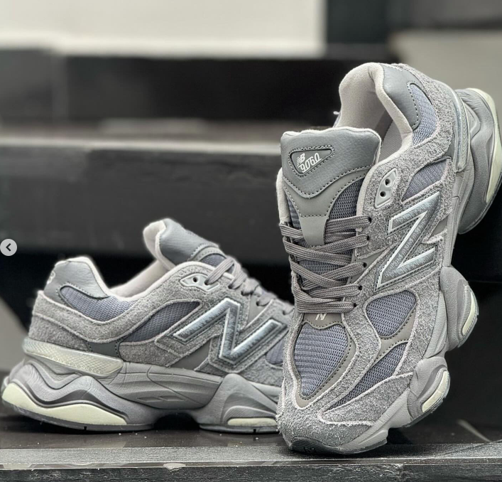 Кроссовки New Balance 9060 серый/серебристый