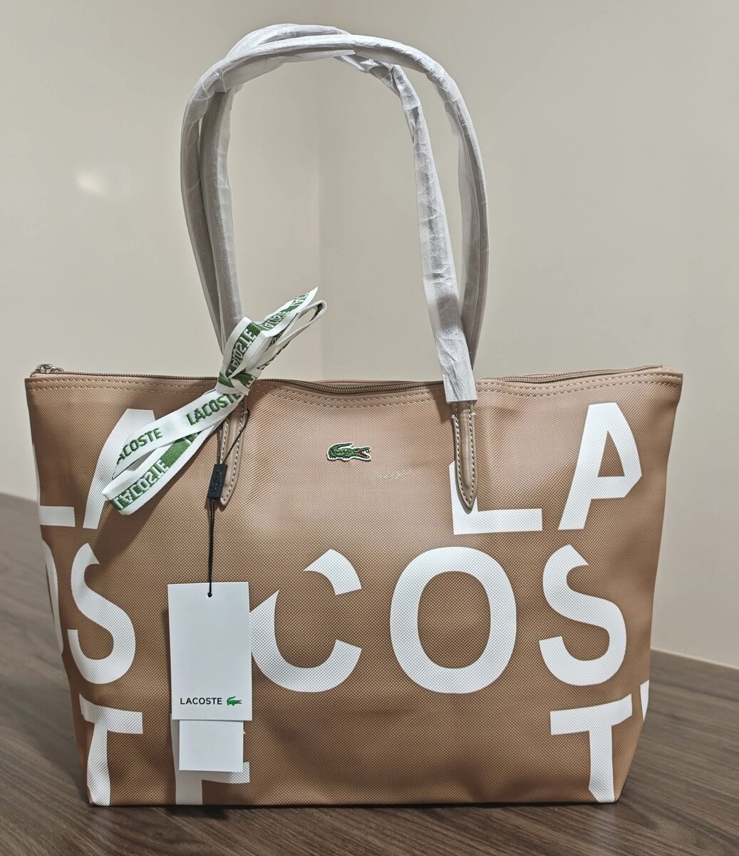 Sac cabas Lacoste en toile