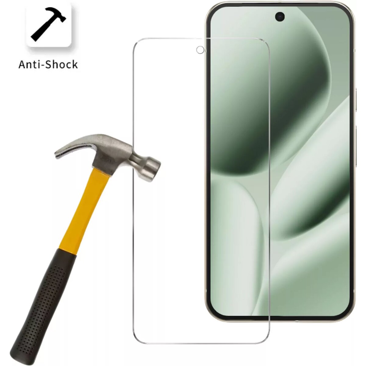 Verre Trempé Anti-Choc pour Google Pixel 9 Pro