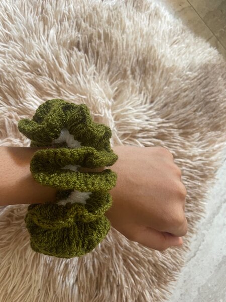 Chouchou en laine petit format