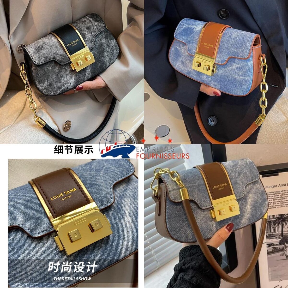 Sac bandoulière élégant