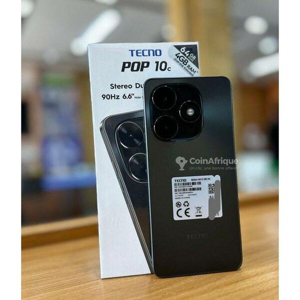 Tecno Pop 10C - 64GB, 6.6"