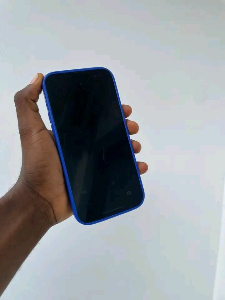 Coque de téléphone bleu