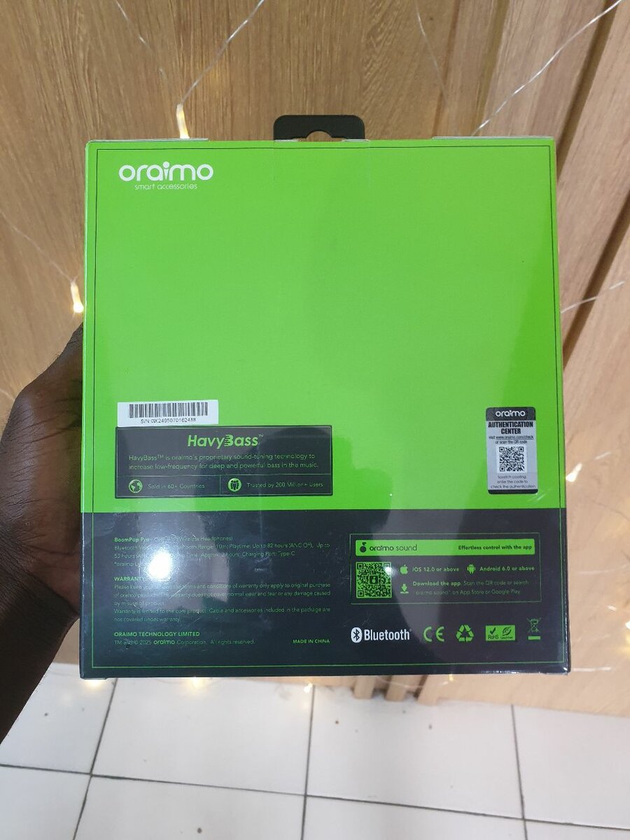 Casque Oraimo ANC Bluetooth