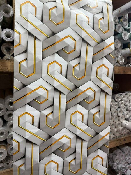 Papier peint géométrique moderne