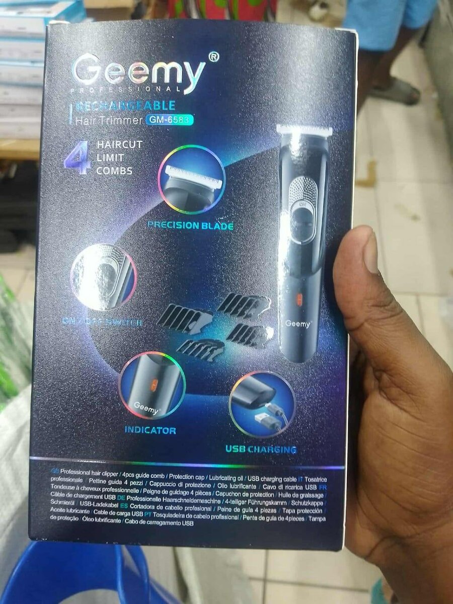 Tondeuse Rechargeable Geemy GM-6568