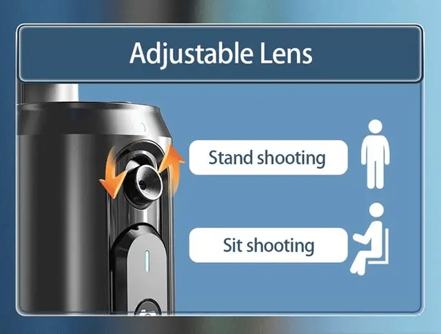 kit selfie rotatif avec trépied